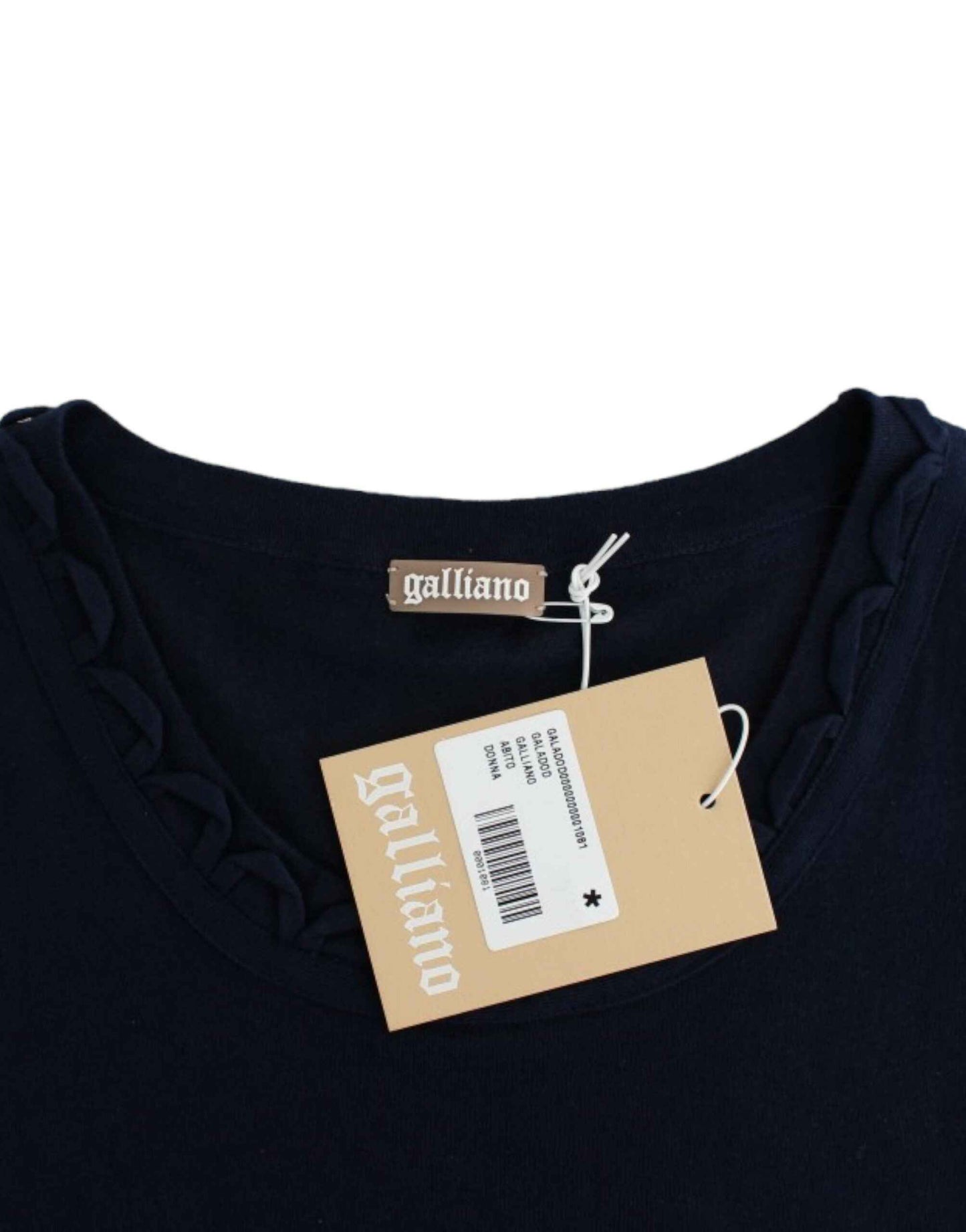 John Galliano Blue cotton jersey dress