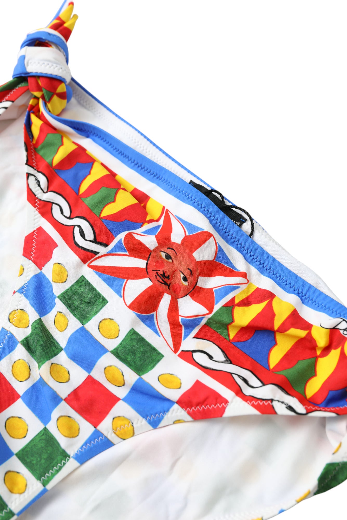 Dolce &amp; Gabbana Bas de bikini imprimé Carretto multicolore