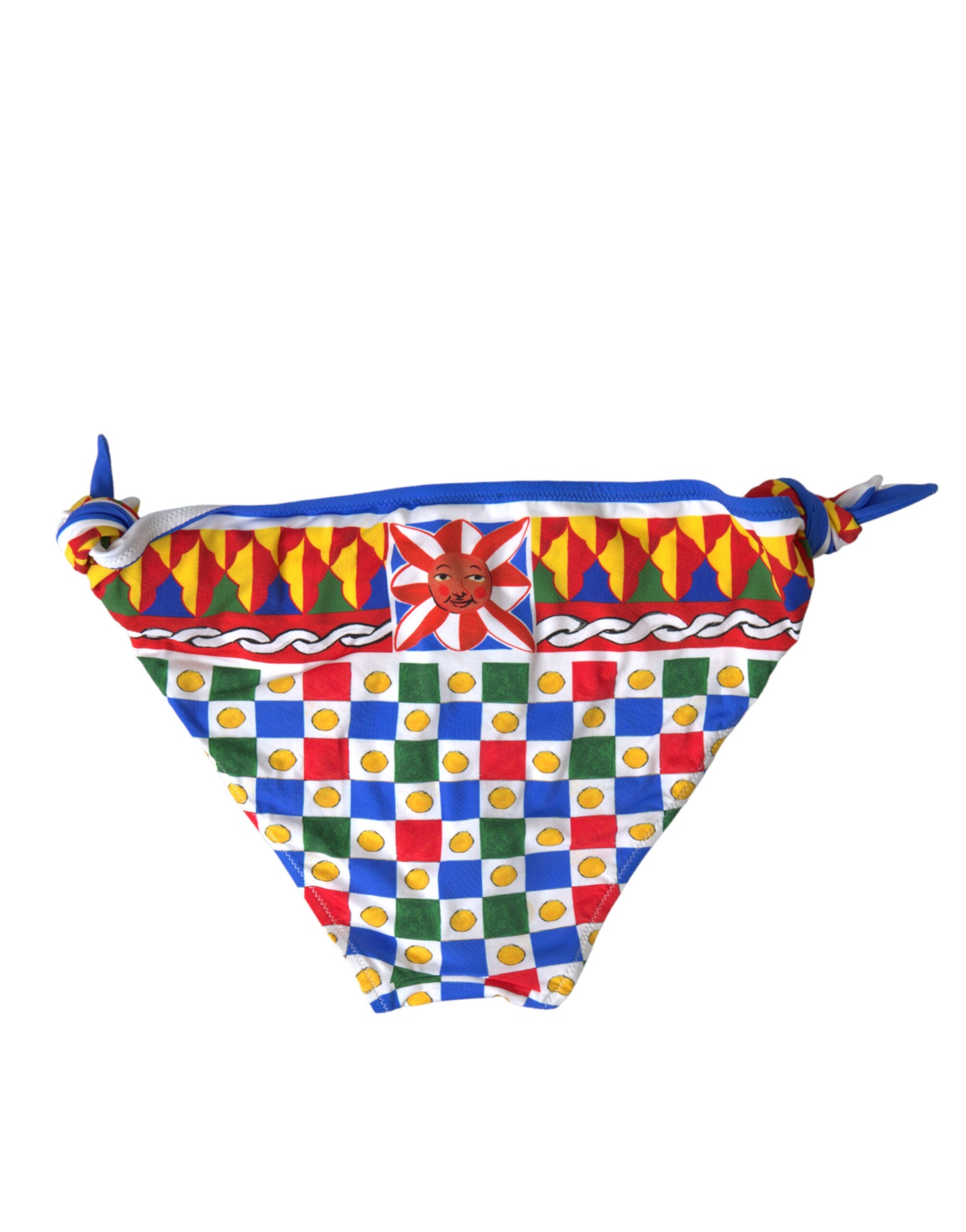Dolce &amp; Gabbana Bas de bikini imprimé Carretto multicolore
