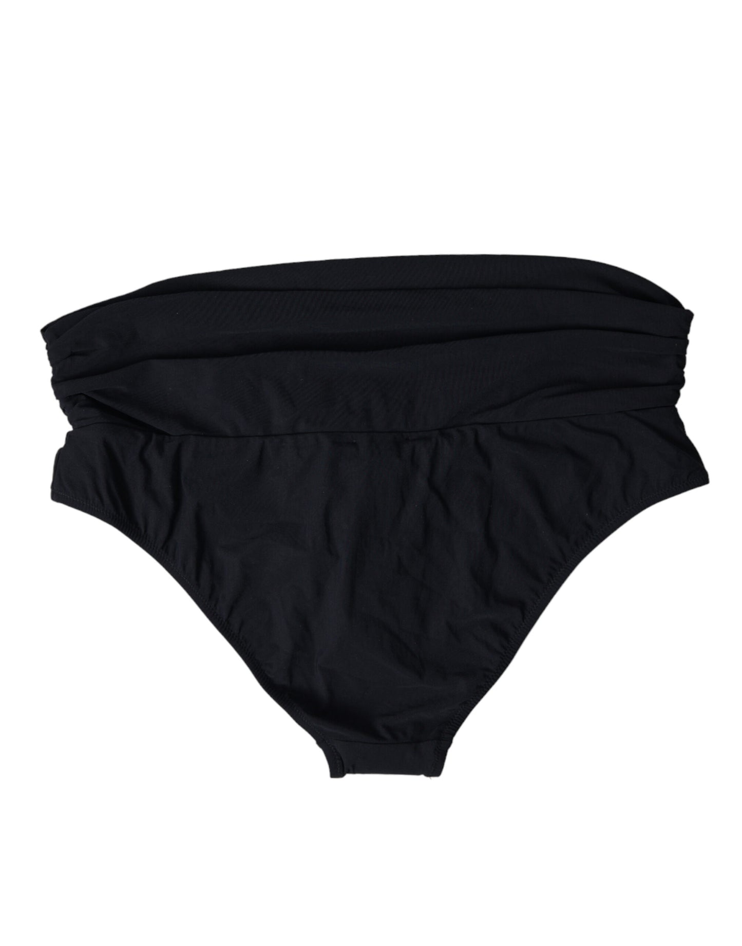 Bas de bikini noir élégant Dolce &amp; Gabbana : l'élégance ultime pour la plage