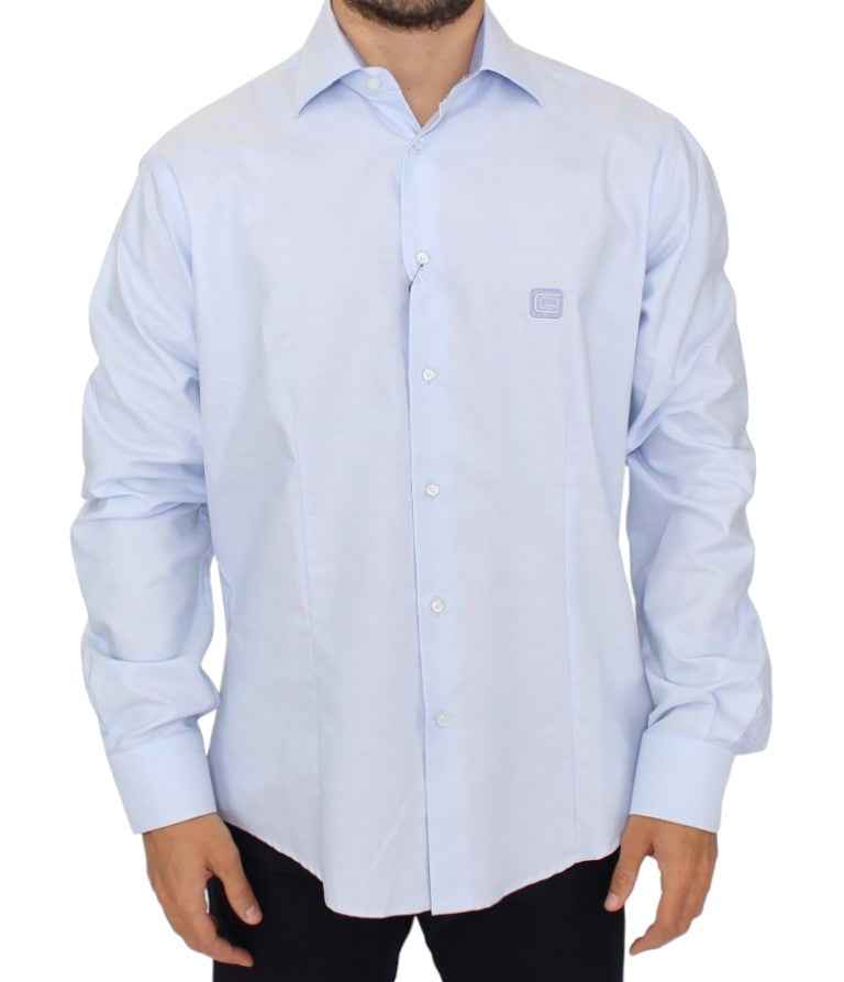 Cavalli Light blue cotton shirt by Cavalli