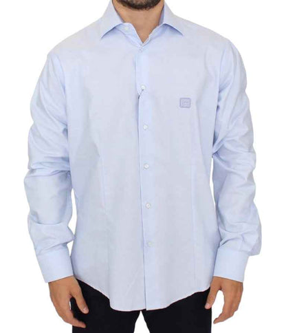 Cavalli Light blue cotton shirt by Cavalli