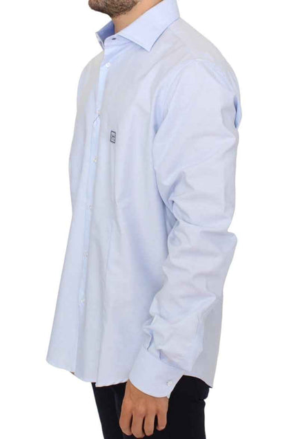 Cavalli Light blue cotton shirt by Cavalli