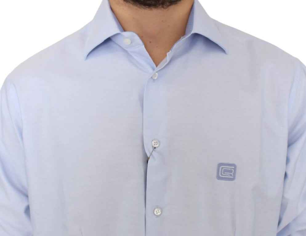Cavalli Light blue cotton shirt by Cavalli