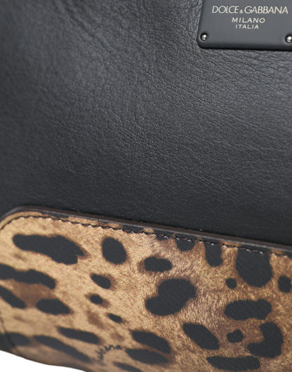 Sac ceinture léopard en cuir exotique Dolce &amp; Gabbana
