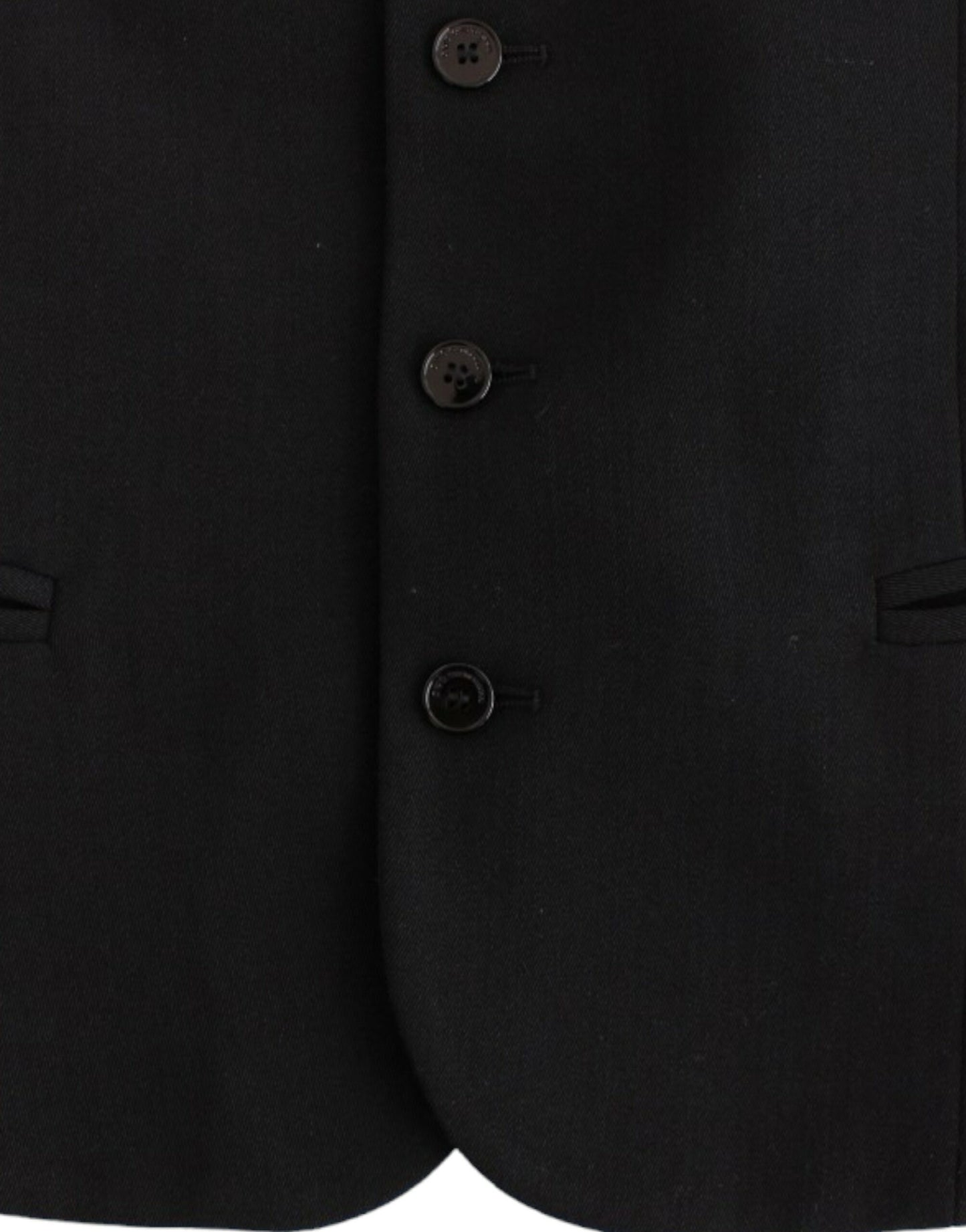 Costume National Élégant Cardigan Décontracté en Laine Mélangée Noire
