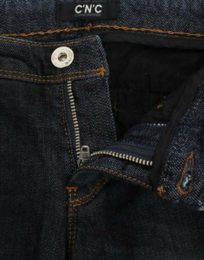 Costume National Chic Bleu Slim Fit Denim Delight