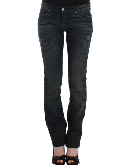 Jean super skinny bleu en denim Costume National Chic