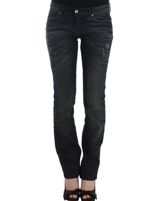Jean super skinny bleu en denim Costume National Chic