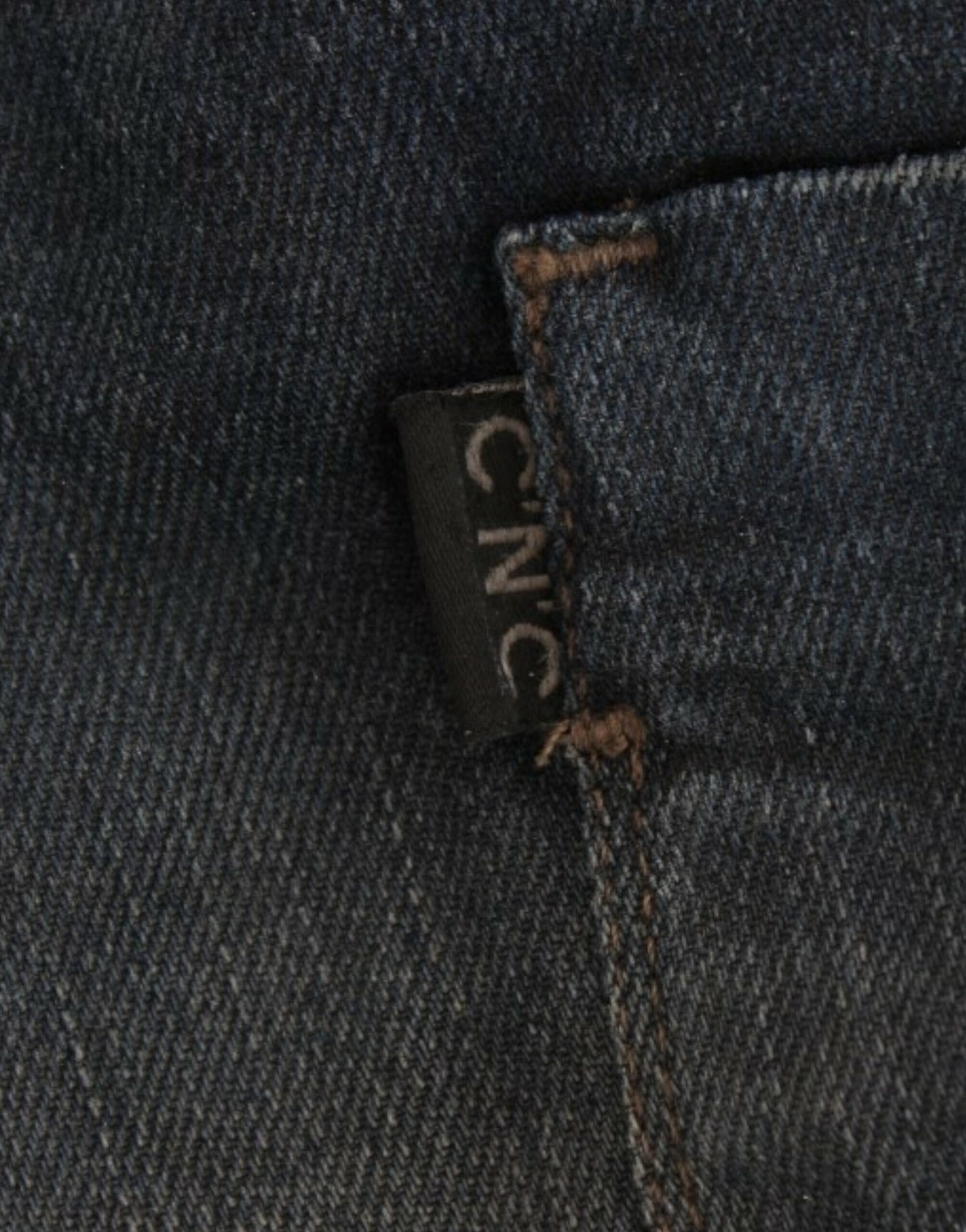 Jean super skinny bleu en denim Costume National Chic
