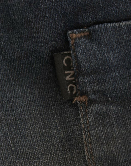 Jean super skinny bleu en denim Costume National Chic