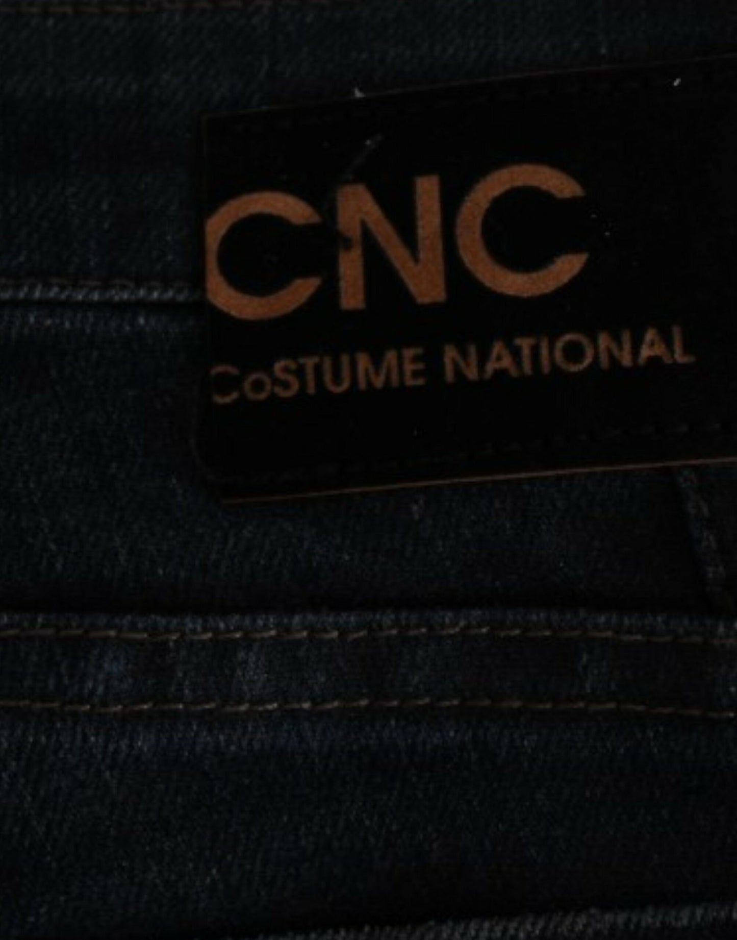 Jean super skinny bleu en denim Costume National Chic