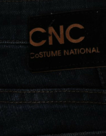 Jean super skinny bleu en denim Costume National Chic