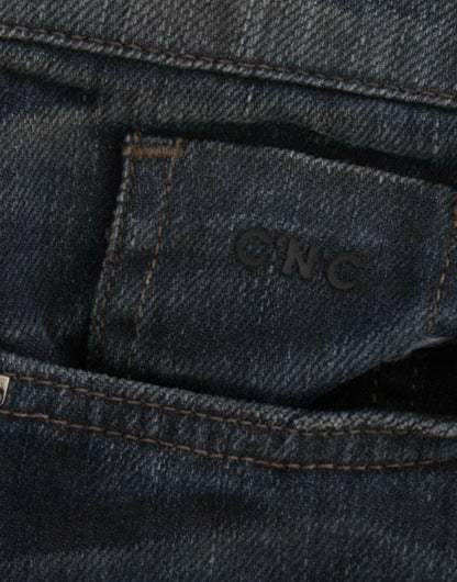 Jean super skinny bleu en denim Costume National Chic