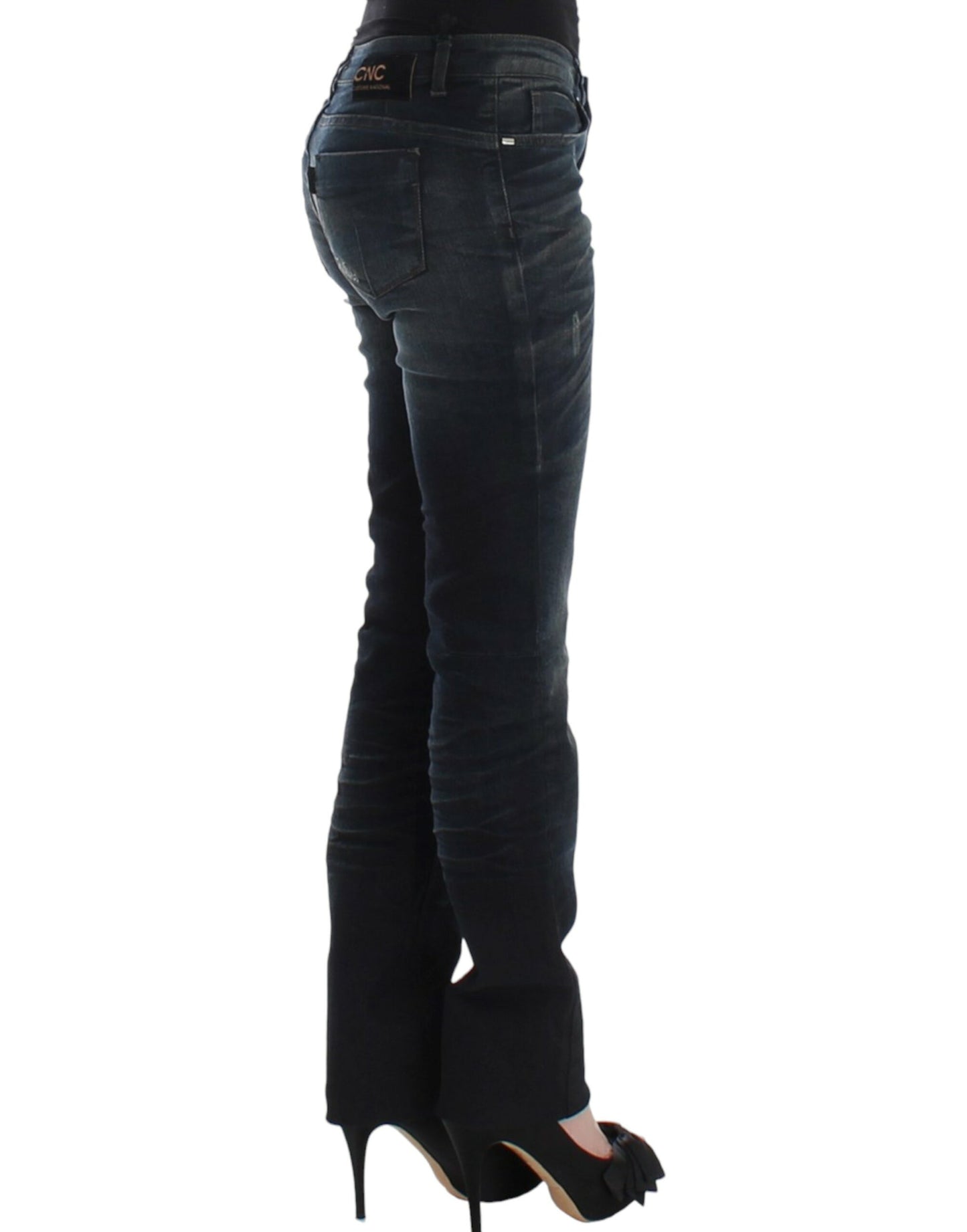 Jean super skinny bleu en denim Costume National Chic