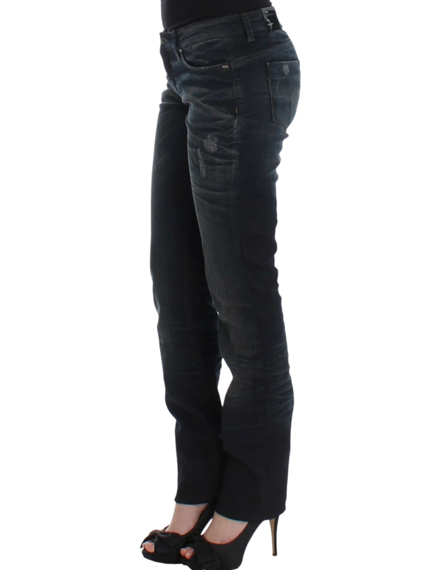 Jean super skinny bleu en denim Costume National Chic