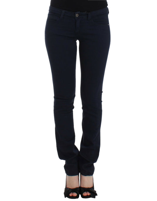 Costume National Chic Bleu Coupe Droite Denim Délice