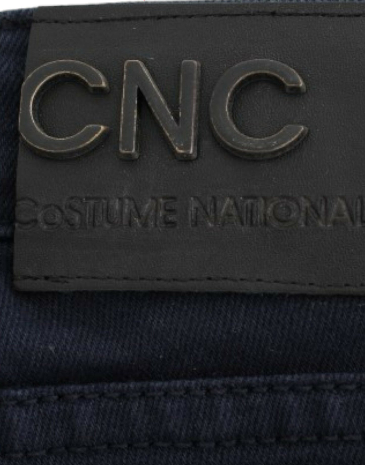 Costume National Chic Bleu Coupe Droite Denim Délice