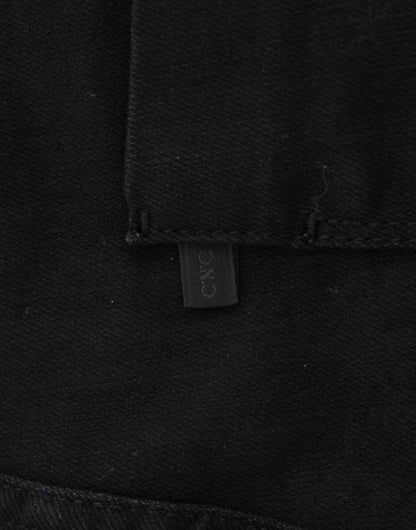 Costume National Élégant Jean Noir Coupe Droite