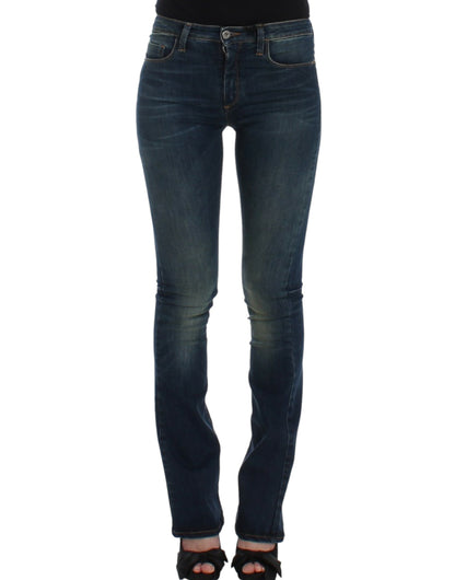 Jean droit bleu chic de créateur Costume National