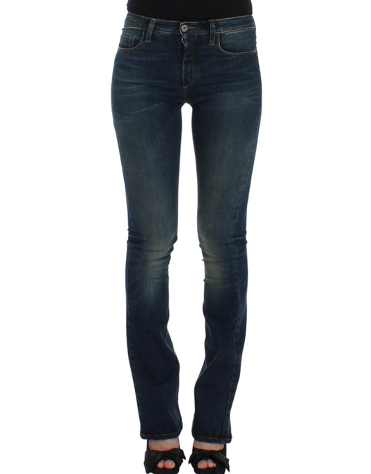 Jean droit bleu chic de créateur Costume National
