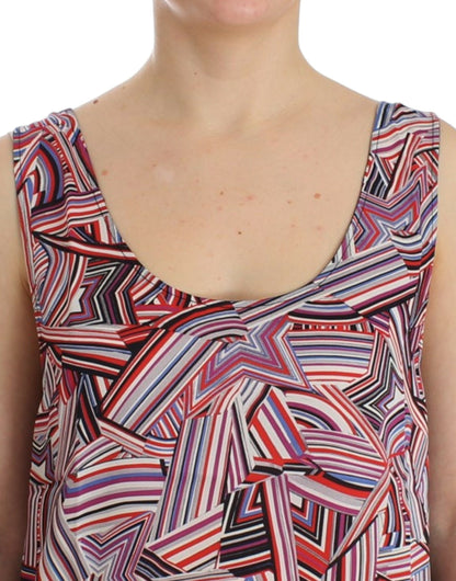 Costume National Chic Haut sans manches multicolore