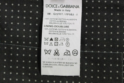 Dolce &amp; Gabbana Élégant gilet en coton gris
