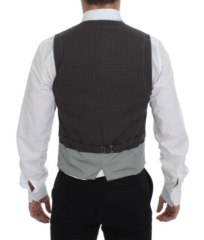 Dolce &amp; Gabbana Élégant gilet en coton gris