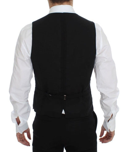 Dolce &amp; Gabbana Élégant gilet en laine noire