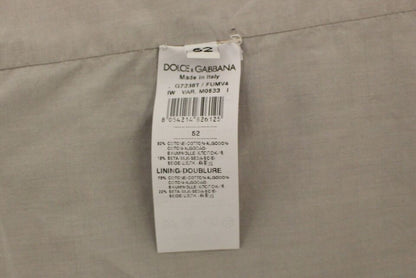 Dolce &amp; Gabbana Élégant gilet en coton et soie beige