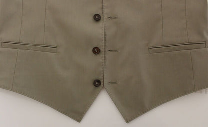 Dolce &amp; Gabbana Élégant gilet en coton beige