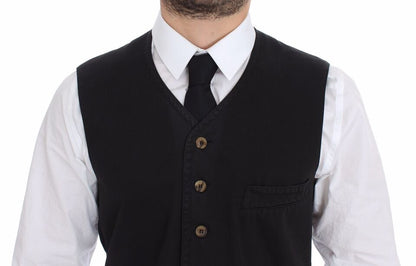 Gilet élégant noir Dolce &amp; Gabbana