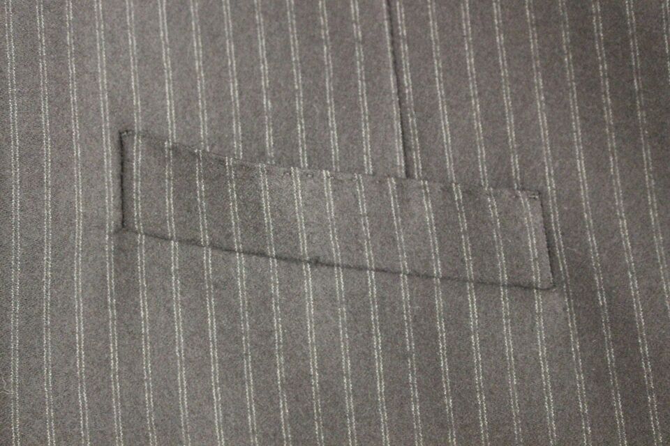 Dolce &amp; Gabbana Black Striped Wool Single Breasted Cardigan