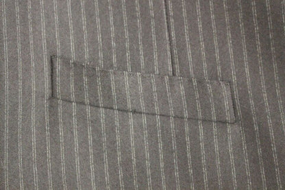 Dolce &amp; Gabbana Black Striped Wool Single Breasted Cardigan