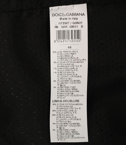 Dolce & Gabbana Gray Wool Blend Logo Vest Gilet Weste by Dolce & Gabbana