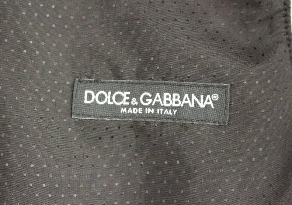 Dolce & Gabbana Gray Wool Blend Logo Vest Gilet Weste by Dolce & Gabbana