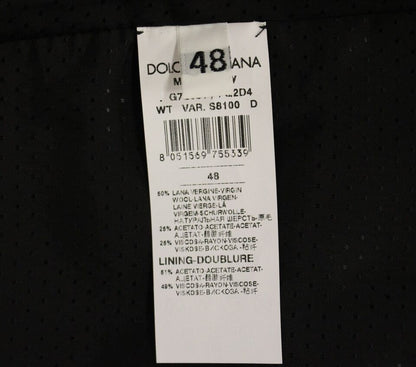 Dolce &amp; Gabbana Élégant gilet en laine mélangée grise