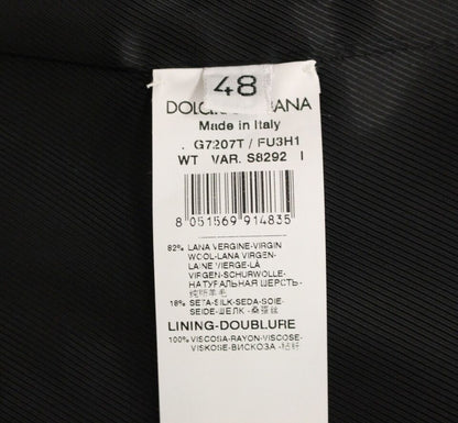 Dolce &amp; Gabbana Élégant gilet en laine mélangée grise