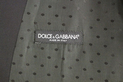 Dolce &amp; Gabbana - Gilet élégant en laine noire pour robe de soirée
