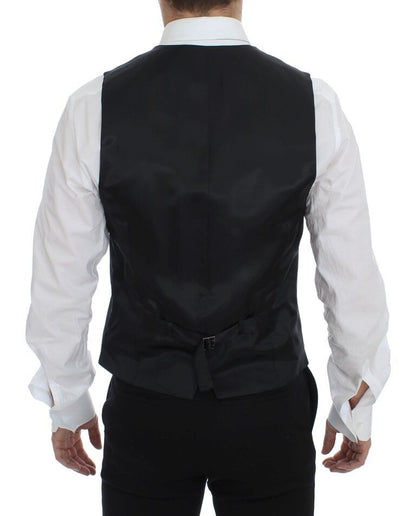 Dolce &amp; Gabbana - Robe gilet élégante à rayures grises