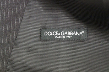 Dolce &amp; Gabbana - Robe gilet élégante à rayures grises