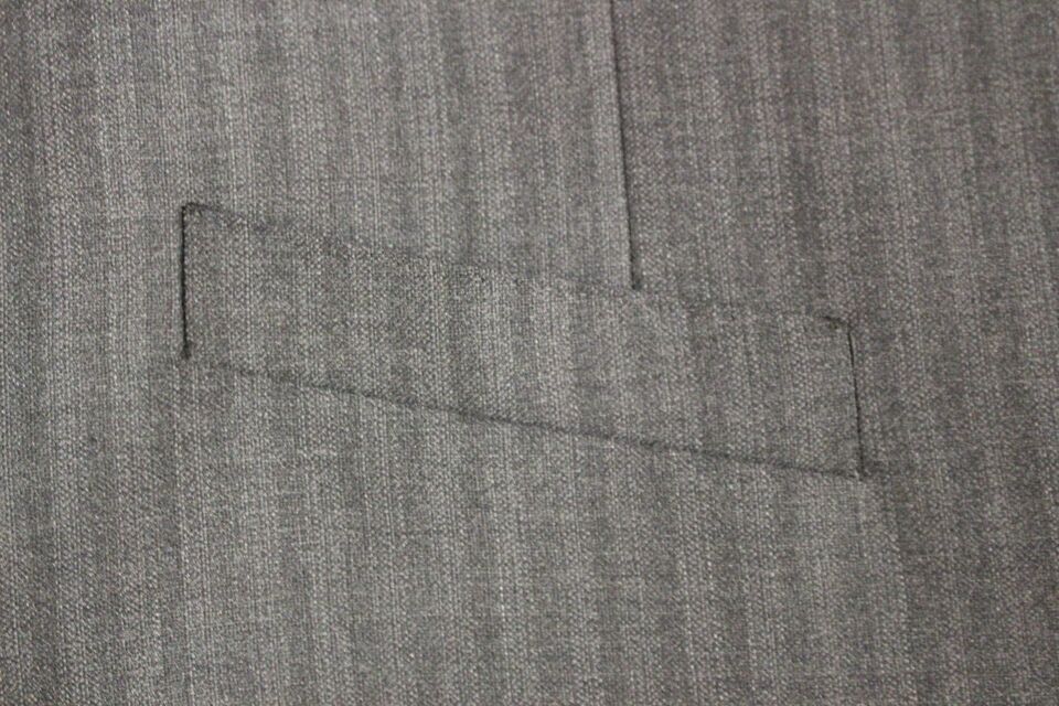 Dolce &amp; Gabbana Gray Striped Wool Single Breasted Cardigan