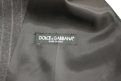 Dolce &amp; Gabbana - Robe gilet élégante à rayures grises