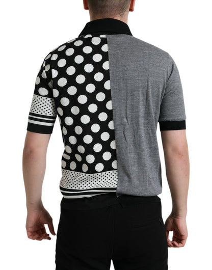 Dolce &amp; Gabbana Élégant cardigan rayé en soie mélangée