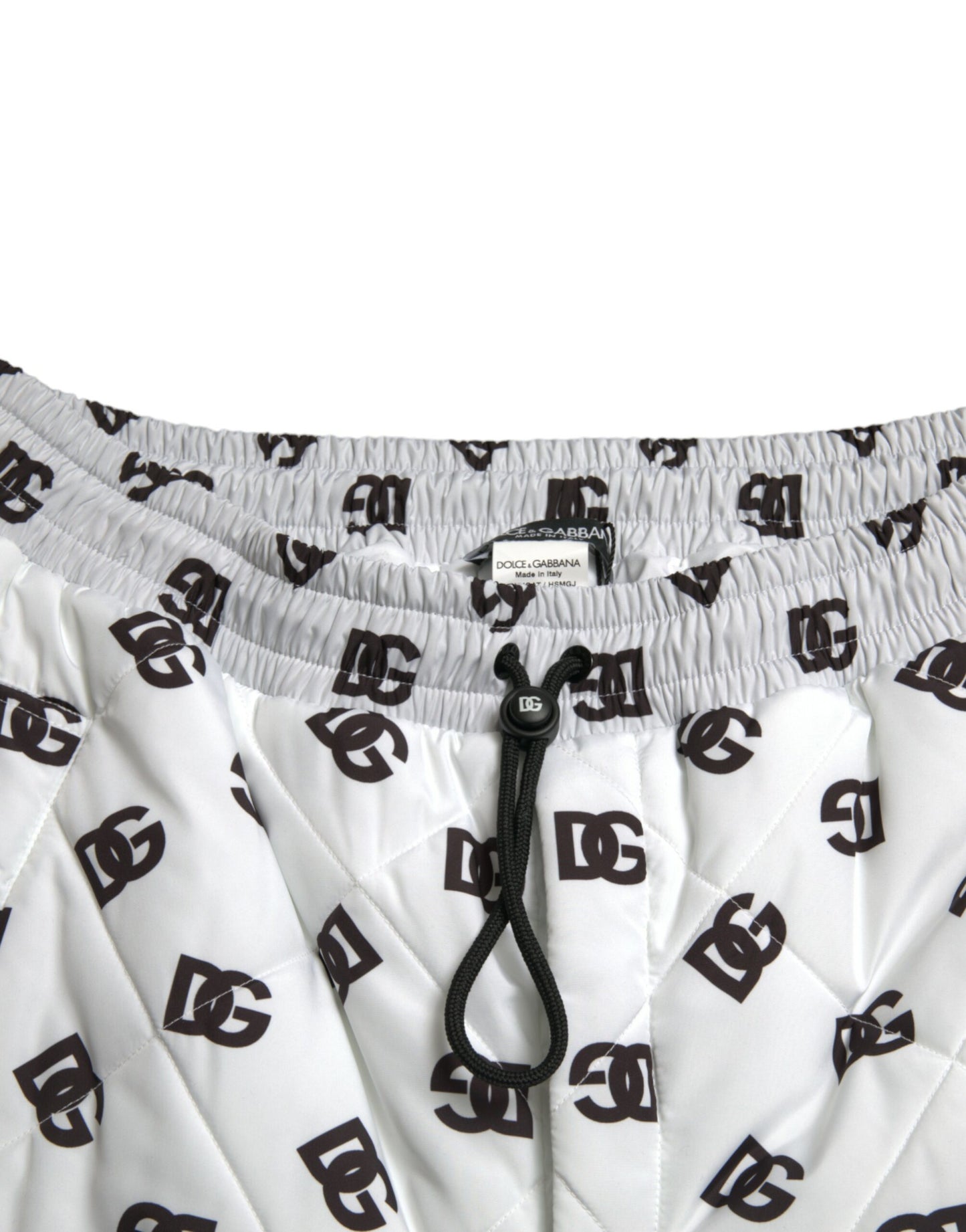 Dolce & Gabbana White Logo DG Print Men Jogger Sweatpants Pants by Dolce & Gabbana