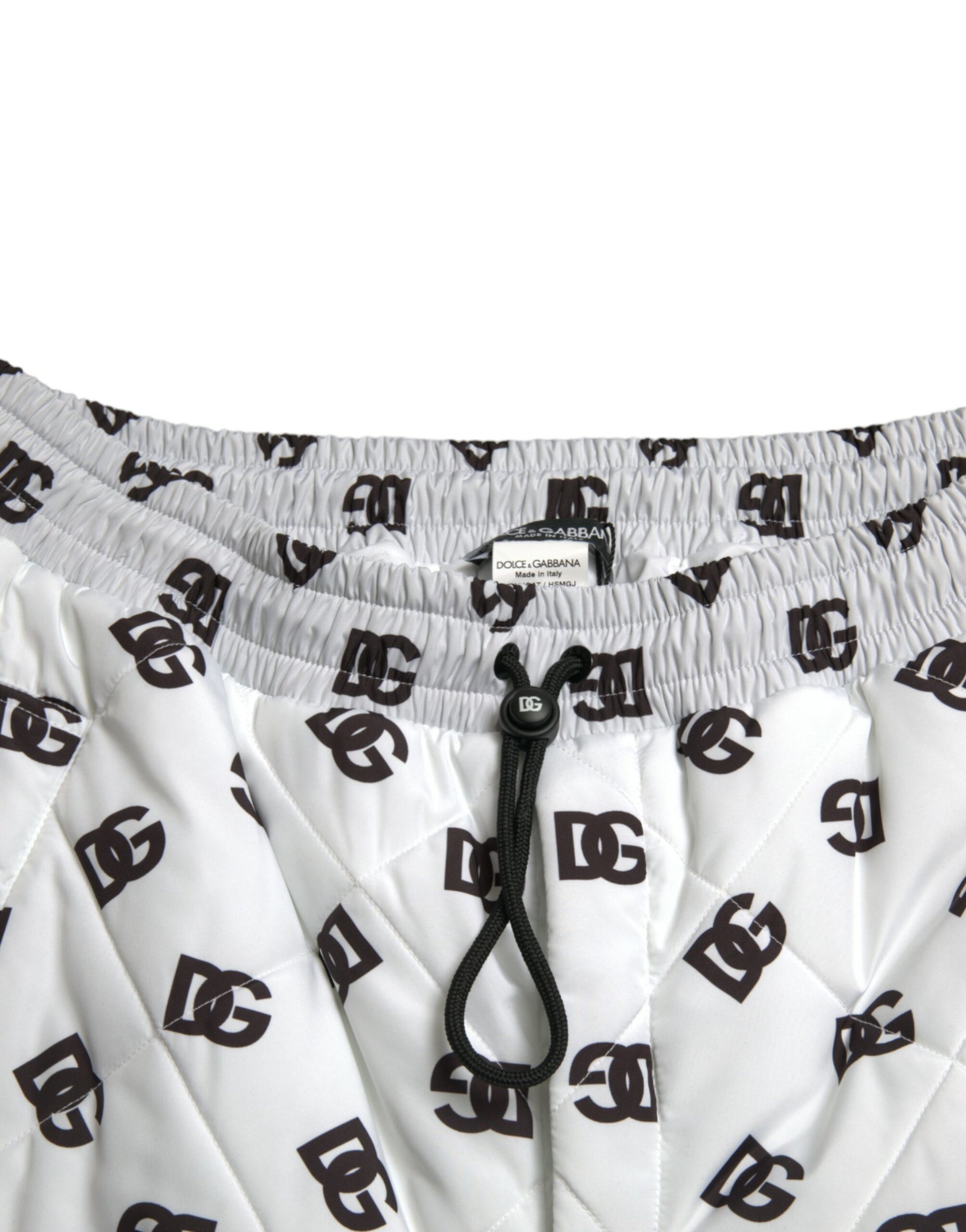 Dolce & Gabbana White Logo DG Print Men Jogger Sweatpants Pants by Dolce & Gabbana