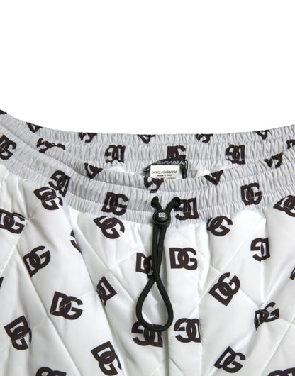 Dolce & Gabbana White Logo DG Print Men Jogger Sweatpants Pants by Dolce & Gabbana