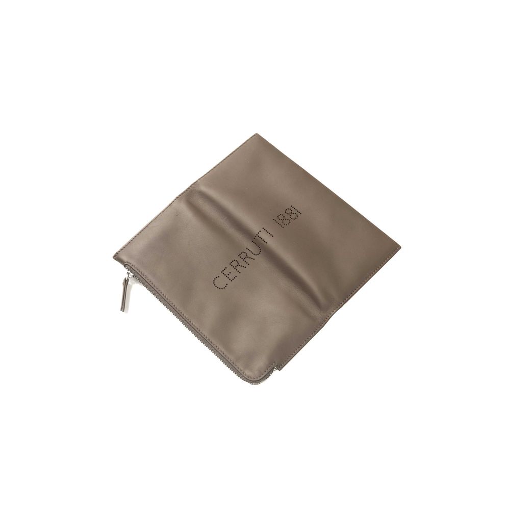 Portefeuille homme en cuir marron Cerruti 1881