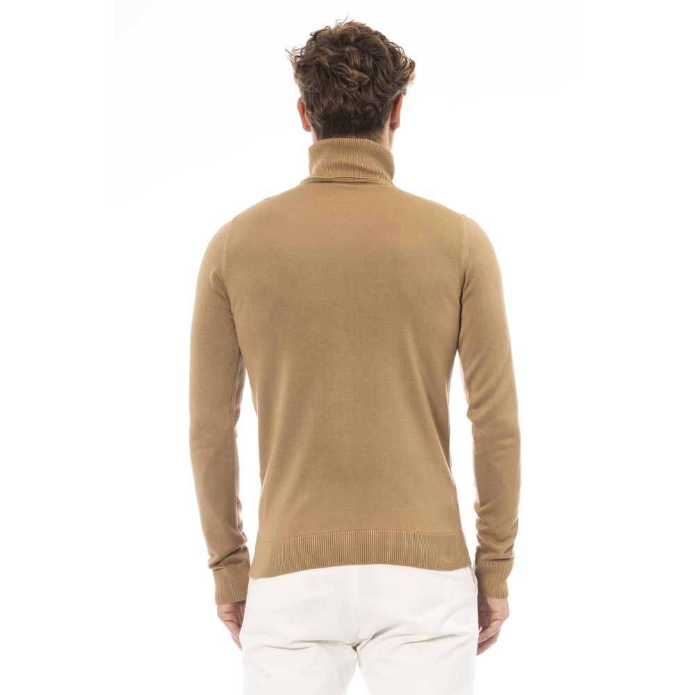 Baldinini Trend Beige Modal Men Sweater by Baldinini Trend