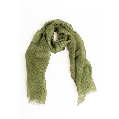 Trussardi Green Modal Men Scarf by Trussardi